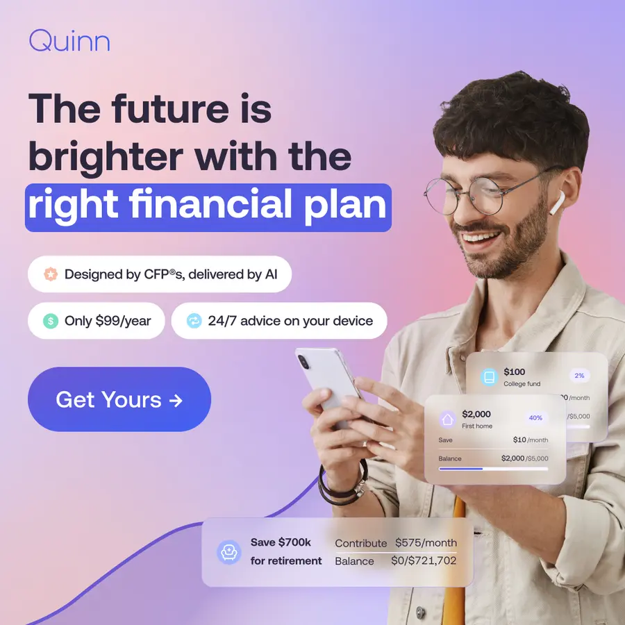 Quinn financial planning campaign creative